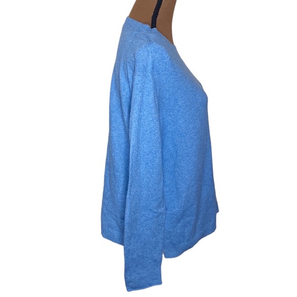 J Jill cotton blend relaxed oversized Crewneck sweater size S - Picture 3 of 13